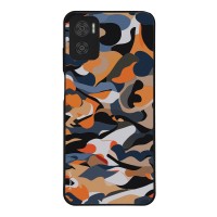 Θήκη Sonique Camouflage Army Series για Motorola Moto E22 4G Πορτοκαλί