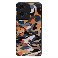 Θήκη Sonique Camouflage Army Series για Motorola Moto G04 4G / Moto G04s 4G / Moto G24 4G / Moto G24 4G Power / Moto E14 4G Πορτοκαλί