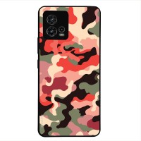 Θήκη Sonique Camouflage Army Series για Motorola Moto G72 Κόκκινο