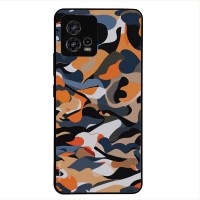 Θήκη Sonique Camouflage Army Series για Motorola Moto G72 Πορτοκαλί