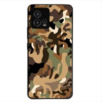 Θήκη Sonique Camouflage Army Series για Motorola Moto G72 Καφέ