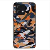 Θήκη Sonique Camouflage Army Series για Motorola Moto G84 5G Πορτοκαλί