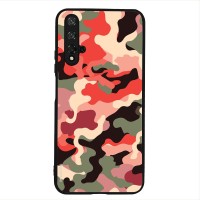 Θήκη Sonique Camouflage Army Series για Honor 20 / Nova 5T Κόκκινο