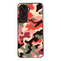 Θήκη Sonique Camouflage Army Series για Honor 90 Lite 5G Κόκκινο