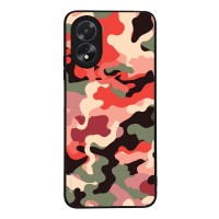 Θήκη Sonique Camouflage Army Series για Oppo A38 Κόκκινο