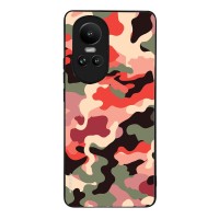 Θήκη Sonique Camouflage Army Series για Oppo Reno10 5G Κόκκινο