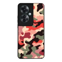 Θήκη Sonique Camouflage Army Series για Oppo Reno11 F 5G Κόκκινο