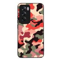 Θήκη Sonique Camouflage Army Series για Oppo Reno12 Pro 5G Κόκκινο