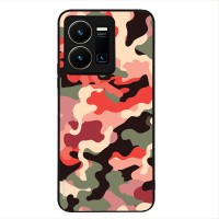 Θήκη Sonique Camouflage Army Series για VIVO Y35 4G / VIVO Y22 / VIVO Y22S Κόκκινο