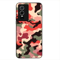 Θήκη Sonique Camouflage Army Series για VIVO Y74s / VIVO Y76 5G Κόκκινο