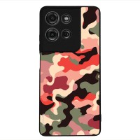 Θήκη Sonique Camouflage Army Series για Motorola Moto G75 5G Κόκκινο