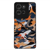 Θήκη Sonique Camouflage Army Series για Motorola Moto G75 5G Πορτοκαλί
