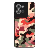 Θήκη Sonique Camouflage Army Series για Motorola Edge 50 5G Κόκκινο