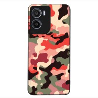 Θήκη Sonique Camouflage Army Series για Motorola Moto G05 4G / Moto E15 4G Κόκκινο