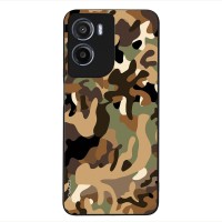 Θήκη Sonique Camouflage Army Series για Motorola Moto G05 4G / Moto E15 4G Καφέ