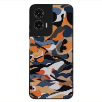 Θήκη Sonique Camouflage Army Series για Motorola Moto G35 5G Πορτοκαλί