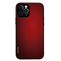 Θήκη Sonique Carbon Series για Apple iPhone 12 Pro Κόκκινο
