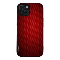 Θήκη Sonique Carbon Series για Apple iPhone 15 Κόκκινο