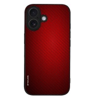 Θήκη Sonique Carbon Series για Apple iPhone 16 Κόκκινο