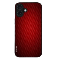 Θήκη Sonique Carbon Series για Apple iPhone 16 Plus Κόκκινο