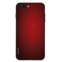 Θήκη Sonique Carbon Series για Apple iPhone 7 Plus / iPhone 8 Plus Κόκκινο