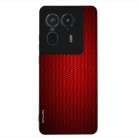 Θήκη Sonique Carbon Series για Motorola Edge 50 Ultra Κόκκινο
