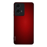 Θήκη Sonique Carbon Series για Motorola Moto G04 4G / Moto G04s 4G / Moto G24 4G / Moto G24 4G Power / Moto E14 4G Κόκκινο