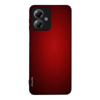 Θήκη Sonique Carbon Series για Motorola Moto G14 4G Κόκκινο