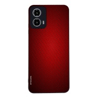 Θήκη Sonique Carbon Series για Motorola Moto G34 5G Κόκκινο