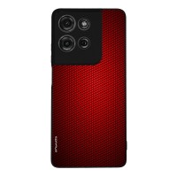 Θήκη Sonique Carbon Series για Motorola Moto G75 5G Κόκκινο