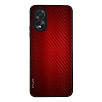 Θήκη Sonique Carbon Series για Oppo A38 Κόκκινο