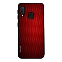Θήκη Sonique Carbon Series για Samsung Galaxy A20e Κόκκινο