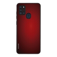 Θήκη Sonique Carbon Series για Samsung Galaxy A21s Κόκκινο