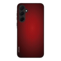 Θήκη Sonique Carbon Series για Samsung Galaxy A35 5G Κόκκινο