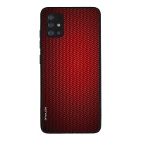 Θήκη Sonique Carbon Series για Samsung Galaxy A51 Κόκκινο