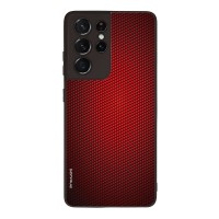 Θήκη Sonique Carbon Series για Samsung Galaxy S21 Ultra Κόκκινο