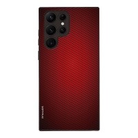 Θήκη Sonique Carbon Series για Samsung Galaxy S22 Ultra Κόκκινο