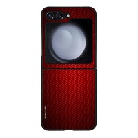 Θήκη Sonique Carbon Series για Samsung Galaxy Z Flip 5 Κόκκινο