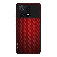 Θήκη Sonique Carbon Series για Xiaomi Poco X6 Pro 5G Κόκκινο