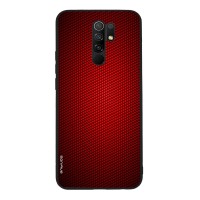 Θήκη Sonique Carbon Series για Xiaomi Redmi 9 Κόκκινο