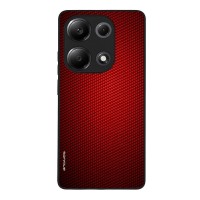 Θήκη Sonique Carbon Series για Xiaomi Redmi Note 13 Pro 4G / Poco M6 Pro 4G / Redmi Note 14S Κόκκινο