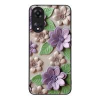 Θήκη Sonique 3D Flower Series για Oppo A78 5G Βιολετί