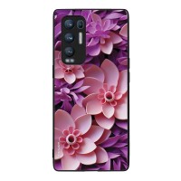 Θήκη Sonique 3D Flower Series για Oppo Find X3 Neo 5G Ροζ