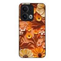 Θήκη Sonique 3D Flower Series για Oppo Reno13 Pro 5G Πορτοκαλί