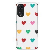 Θήκη Sonique Heart Series για Oppo A78 5G Λευκό 02