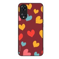 Θήκη Sonique Heart Series για Oppo A78 5G Μπορντώ