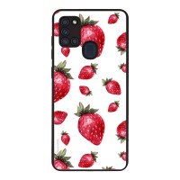 Θήκη Sonique Fruit Series για Samsung Galaxy A21s Φράουλα 01