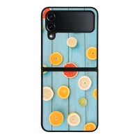 Θήκη Sonique Fruit Series για Samsung Galaxy Z Flip 4 Γκρέιπφρουτ