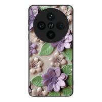 Θήκη Sonique 3D Flower Series για Oppo Find X8 Pro 5G Βιολετί