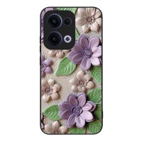 Θήκη Sonique 3D Flower Series για Oppo Reno13 5G Βιολετί